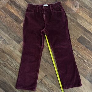 Women’s size 10 Burgundy Corduroy Pants